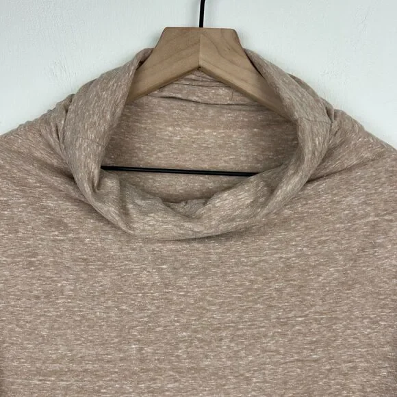 Free People Tunic Top Womens Medium Tan Oversized Fit Dress Stretch Ladies - Picture 4 of 12